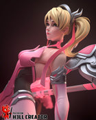 Mercy — overwatch — Statue by H3llcreator