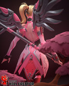 Mercy — overwatch — Statue by H3llcreator