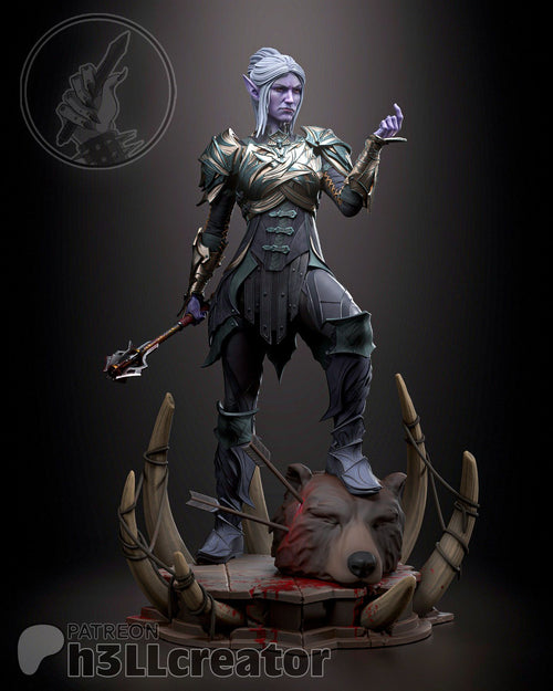 Minthara — baldurs gate — Statue by H3llcreator