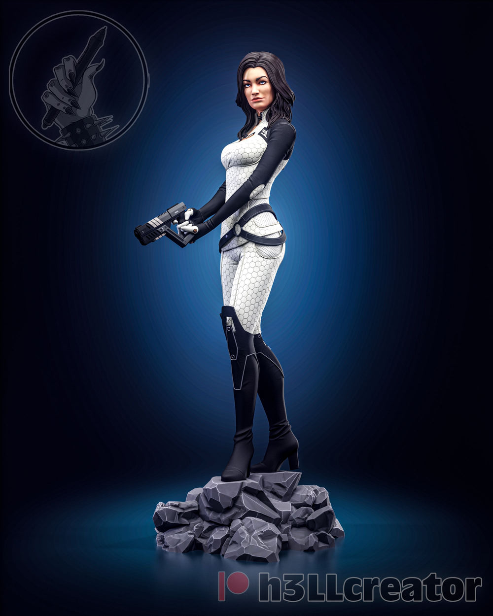 Miranda — diorama — Statue by H3llcreator