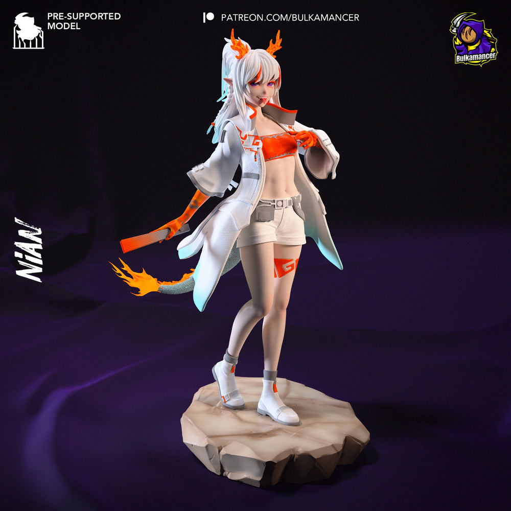 Nian — Arknights — Statue by Bulkamancer