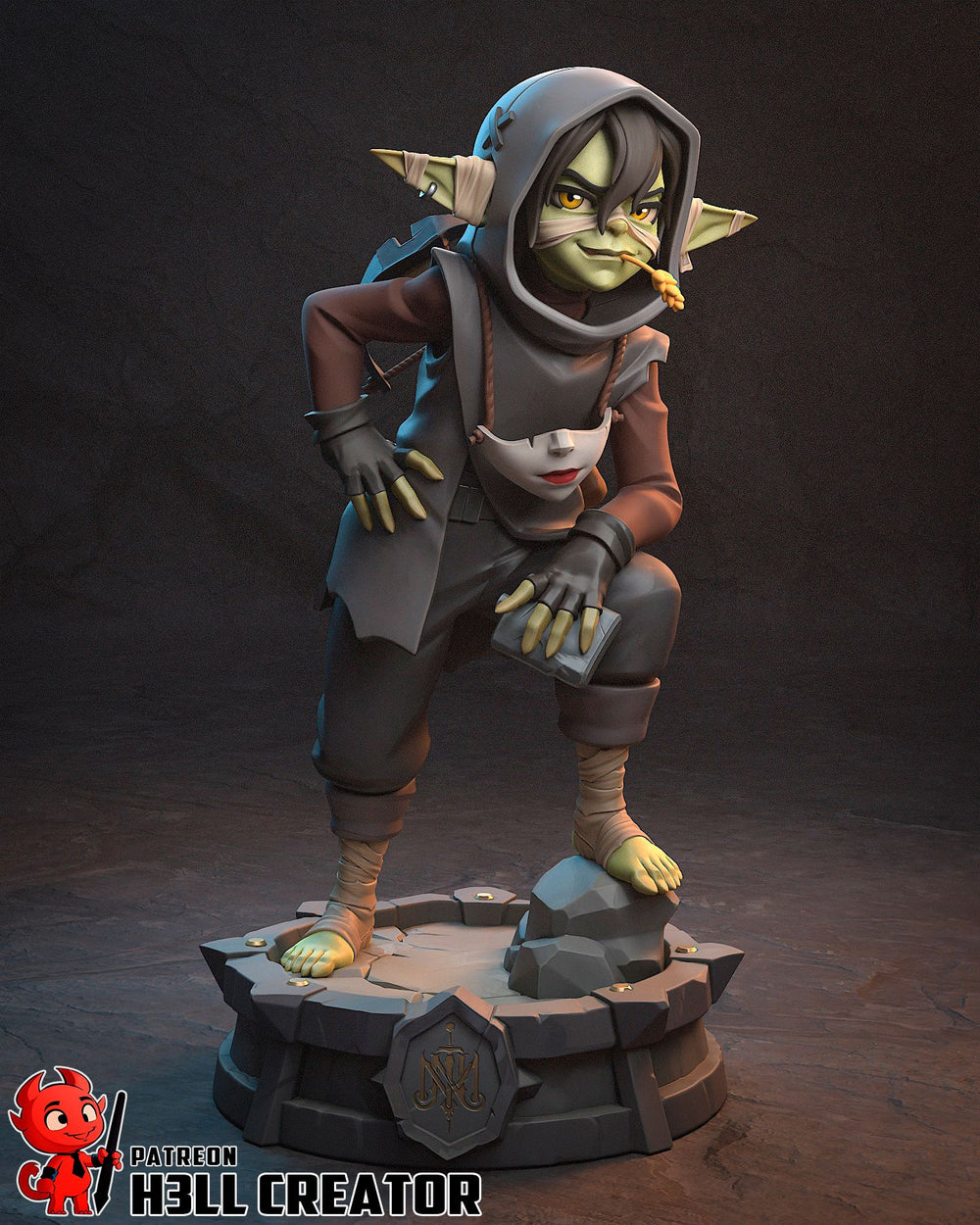 Nott — d&d — Statue by H3llcreator