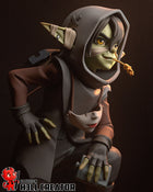 Nott — d&d — Statue by H3llcreator