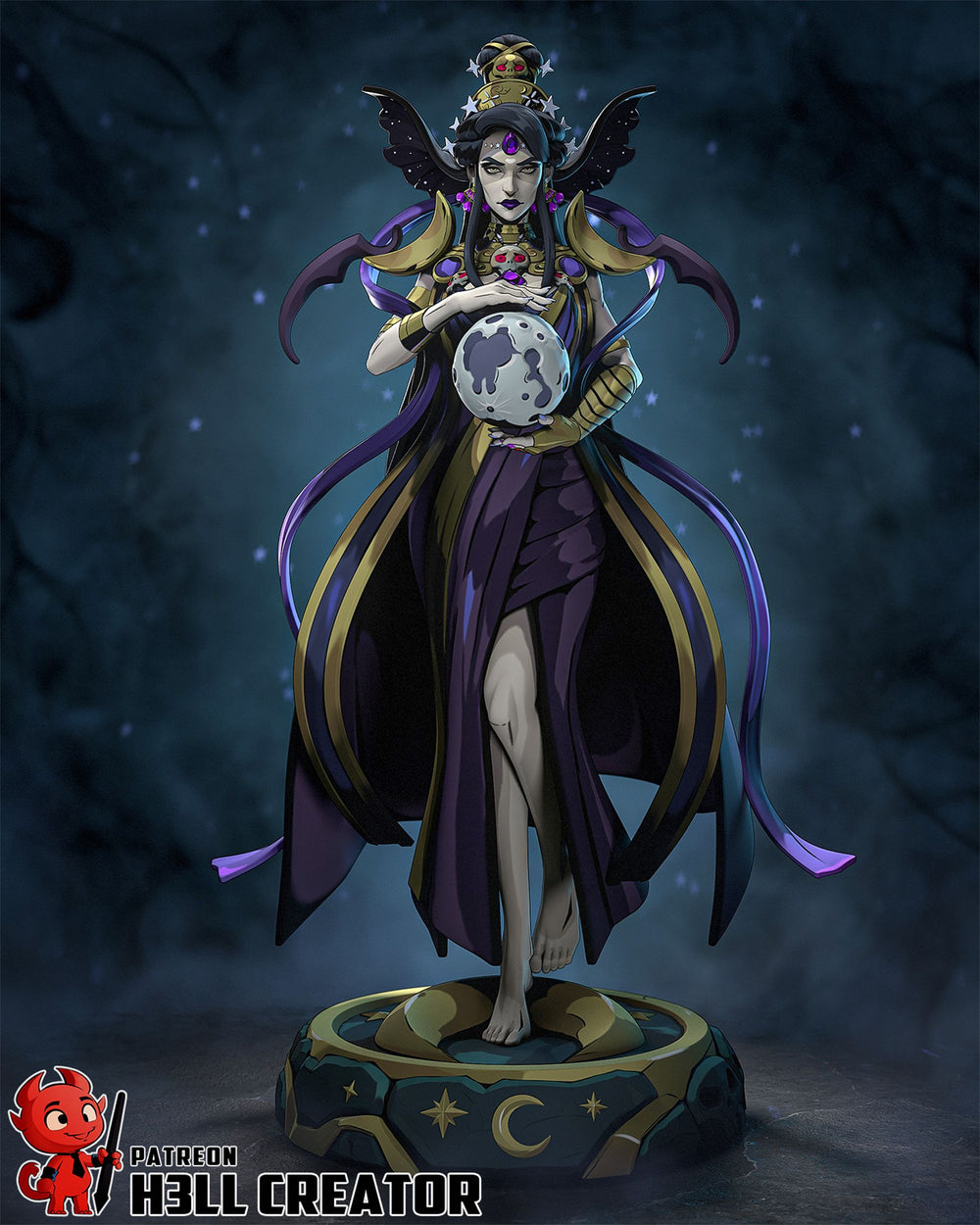 Nyx — hades — Statue by H3llcreator