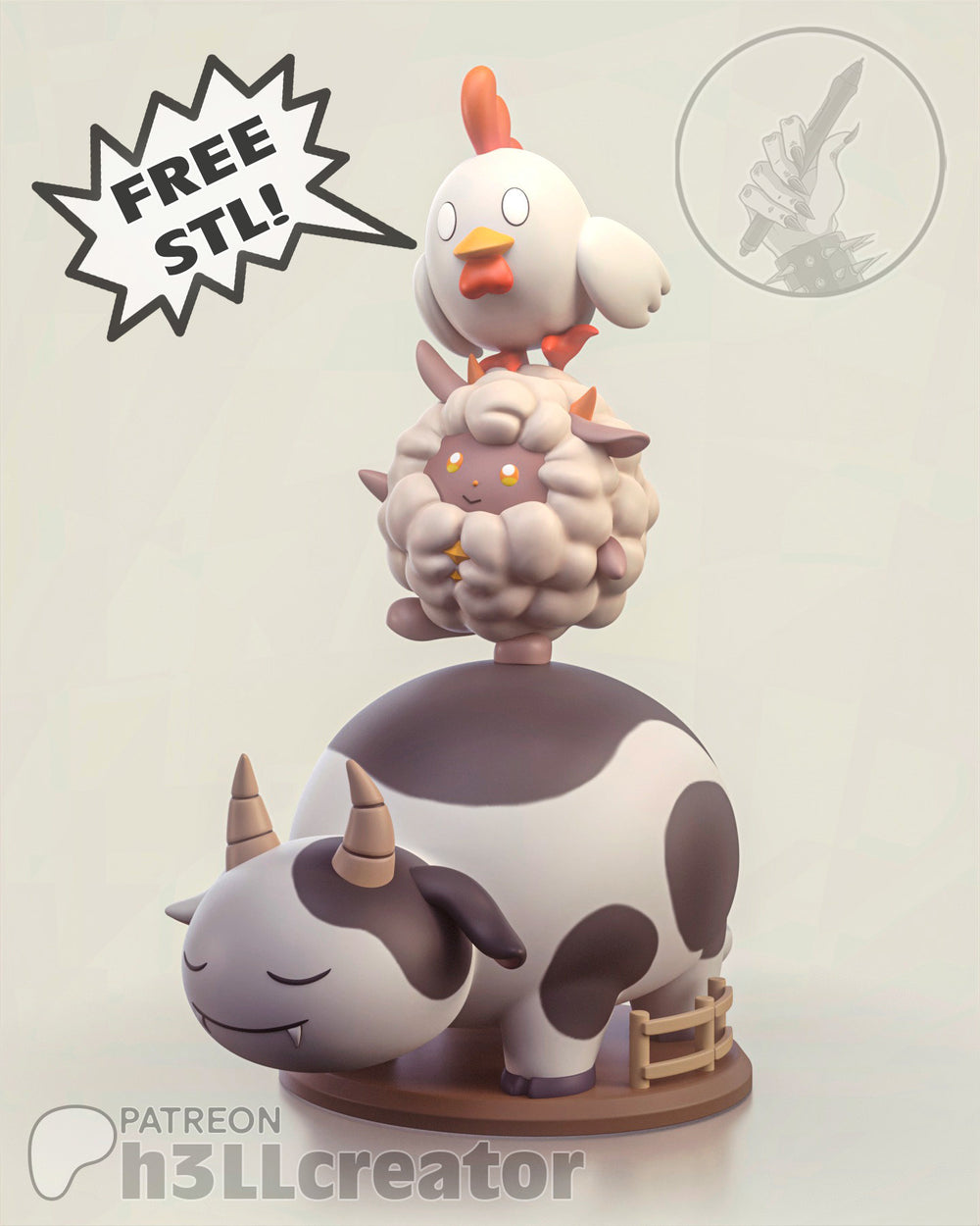 Palworld diorama — diorama — Statue by H3llcreator