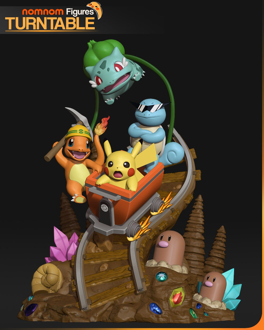 Pikachu — Pokemon — Statue by NomNom