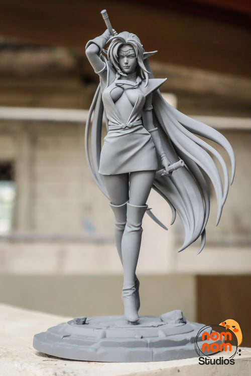 Pirotess — Record of the Lodoss War — Statue by NomNom