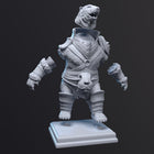 Polar bear warrior — polar-bear — Statue by H3llcreator
