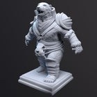 Polar bear warrior — polar-bear — Statue by H3llcreator