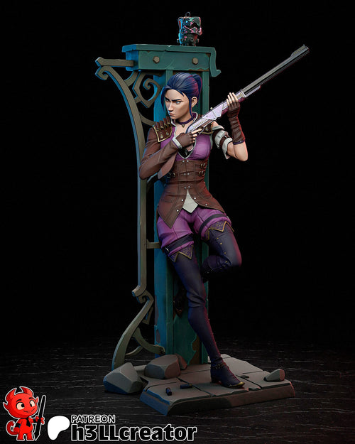 Policewoman — Statue by H3llcreator