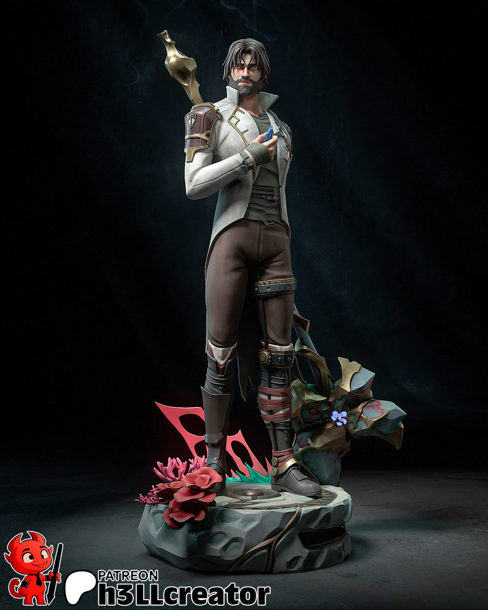 Progressive hammer — Statue by H3llcreator