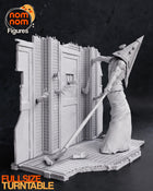 Pyramid Head — Silent Hill- 3D print model — Statue by NomNom
