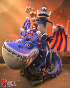 Rayman and Globox — globox — Statue by H3llcreator