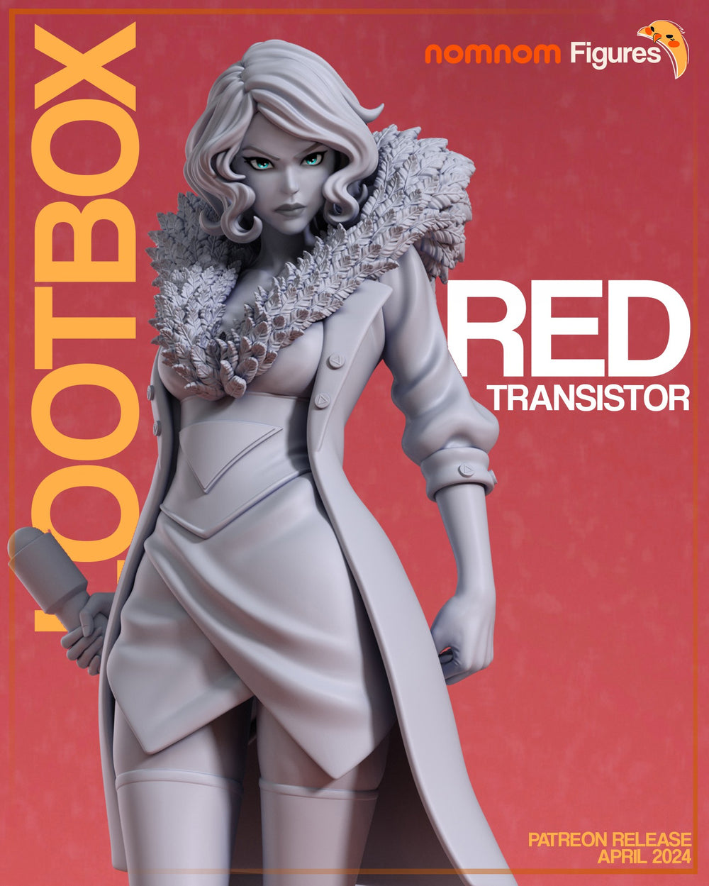 Red — Transistor — Statue by NomNom
