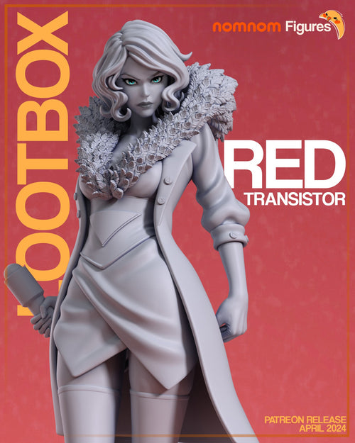 Red — Transistor — Statue by NomNom
