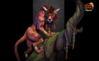 Red XIII — Final Fantasy VII — Statue by NomNom