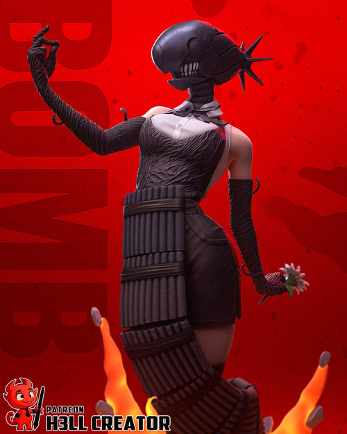 Reze — chainsaw man — Statue by H3llcreator