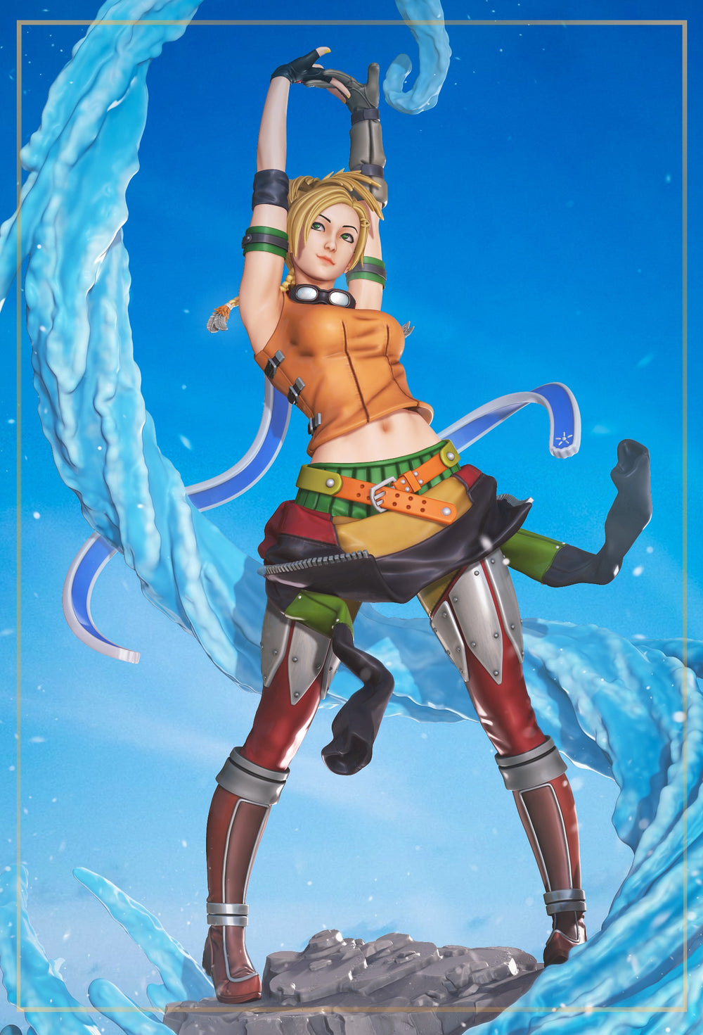 Rikku — Final Fantasy — Statue by NomNom