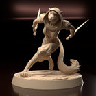 Rogue khajiit — bethesda — Statue by H3llcreator