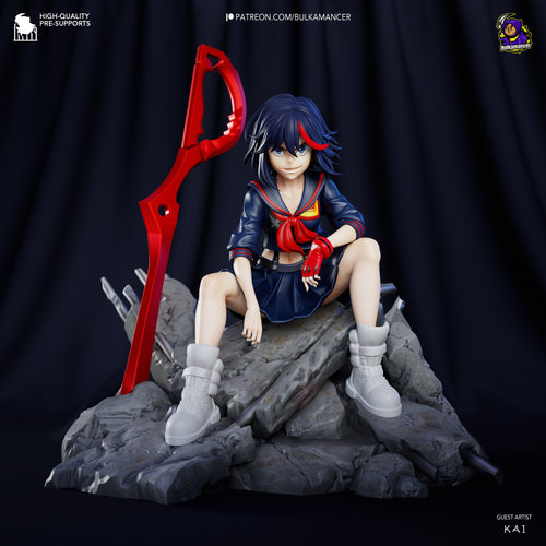 Ryuko Matoi — Kill La Kill — Statue by Bulkamancer