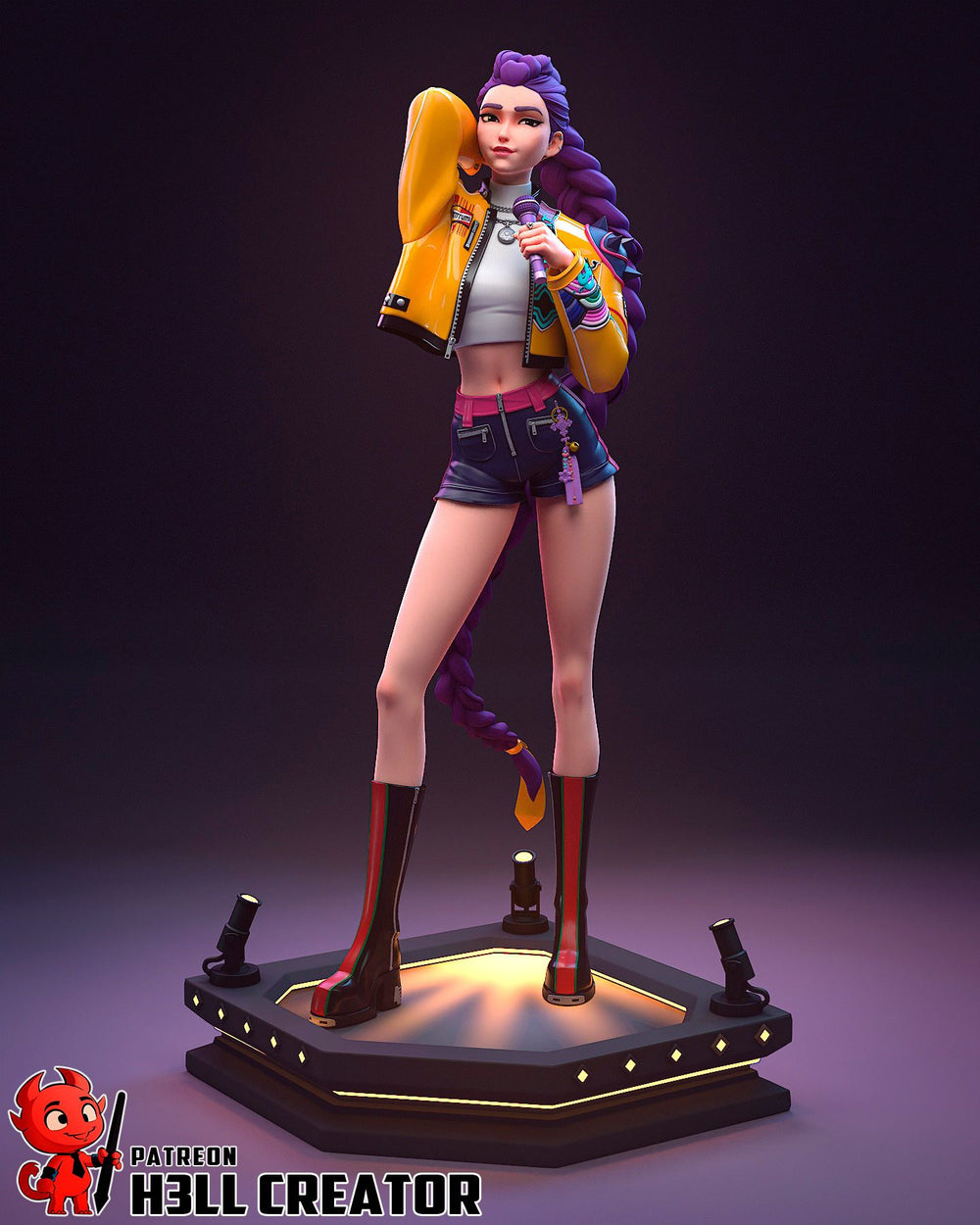 Rumi — diorama — Statue by H3llcreator