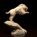 Saber-toothed tiger — big-cats — Statue by H3llcreator