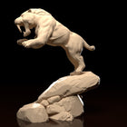 Saber-toothed tiger — big-cats — Statue by H3llcreator