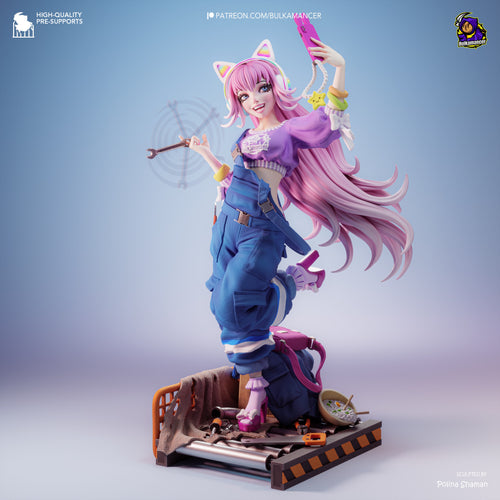 Safie the Industrial NSFW Catgirl | 265mm — Statue by Bulkamancer