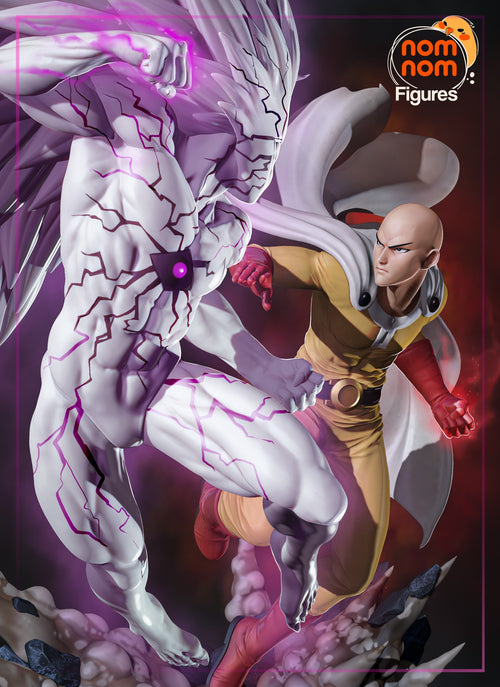 Saitama vs Boros — One Punch Man — Statue by NomNom