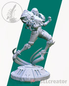 Samus Full Armor version — metroid — Statue by H3llcreator