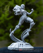 Samus Half Armor version — half armor — Statue by H3llcreator