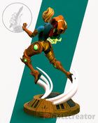 Samus Half Armor version — half armor — Statue by H3llcreator