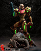 Samus — metroid — Statue by H3llcreator