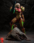Samus — metroid — Statue by H3llcreator