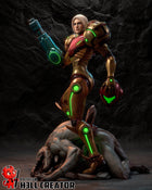 Samus — metroid — Statue by H3llcreator