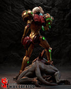 Samus — metroid — Statue by H3llcreator