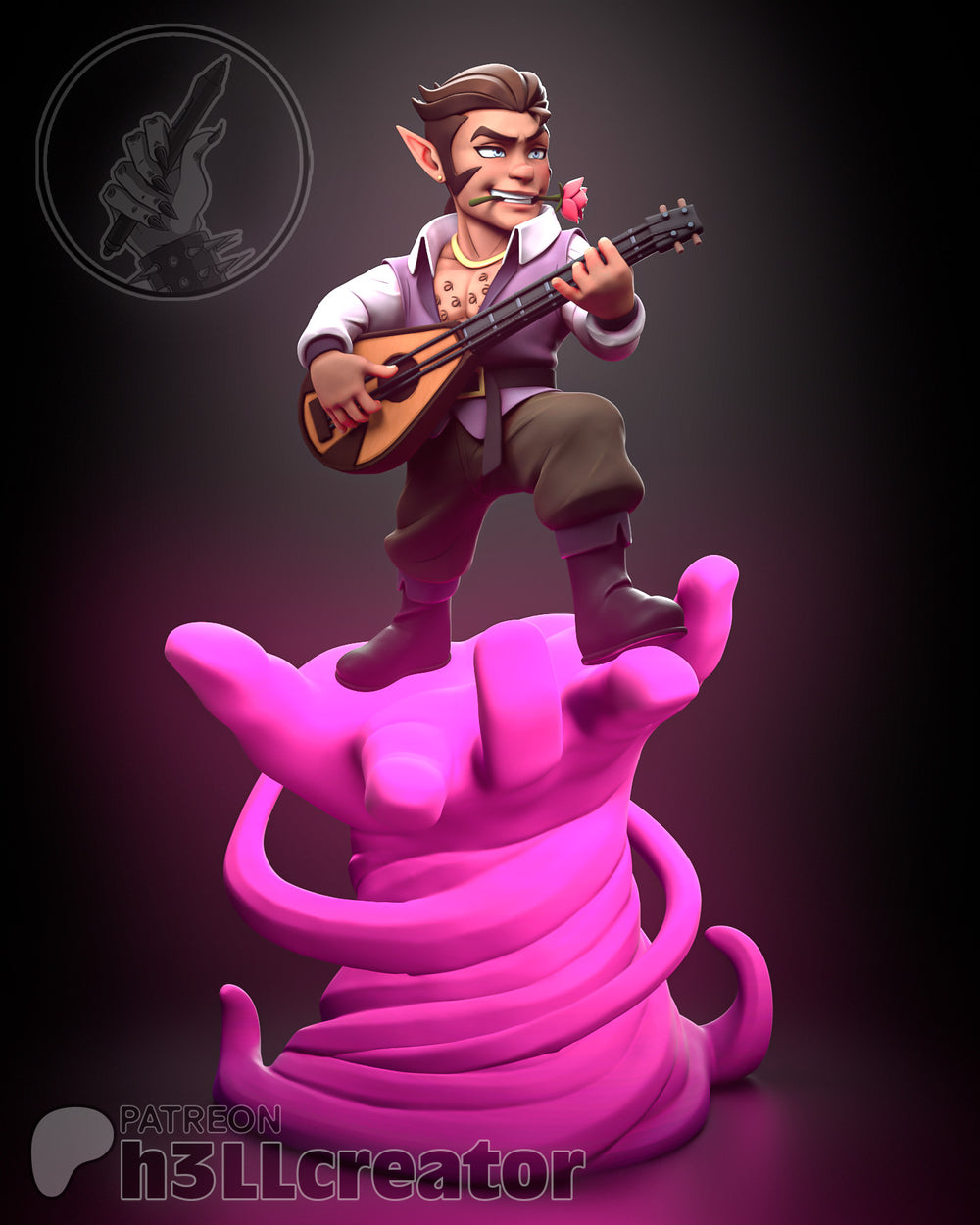 Scanlan — Statue by H3llcreator