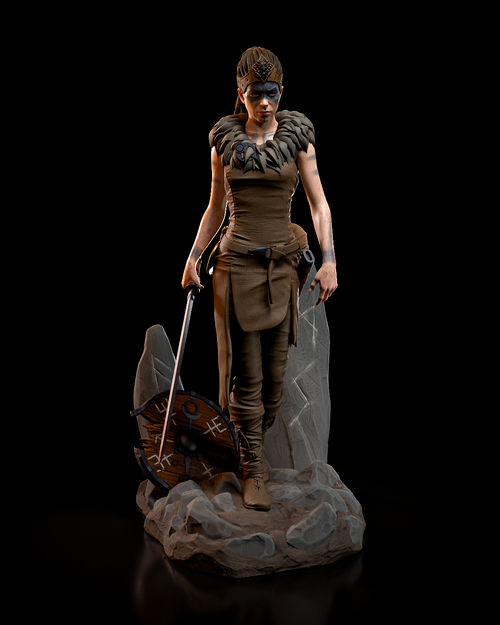 Senua — celtic-mythology — Statue by H3llcreator
