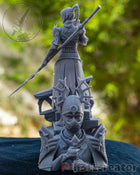 Shadowheart Dark Justiciar — baldur's gate 3 — Statue by H3llcreator