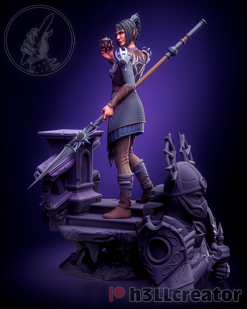 Shadowheart — baldur's gate 3 — Statue by H3llcreator