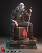 Silverronin (Geralt) — geralt — Statue by H3llcreator