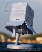Solid Snake in a Box — metal gear solid — Statue by H3llcreator
