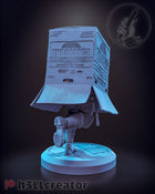 Solid Snake in a Box — metal gear solid — Statue by H3llcreator