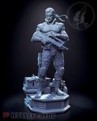 Solid Snake — metal gear solid — Statue by H3llcreator