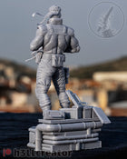 Solid Snake — metal gear solid — Statue by H3llcreator