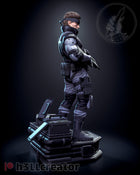 Solid Snake — metal gear solid — Statue by H3llcreator