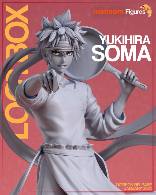 Soma Yukihira — Shokugeki no Soma — Statue by NomNom