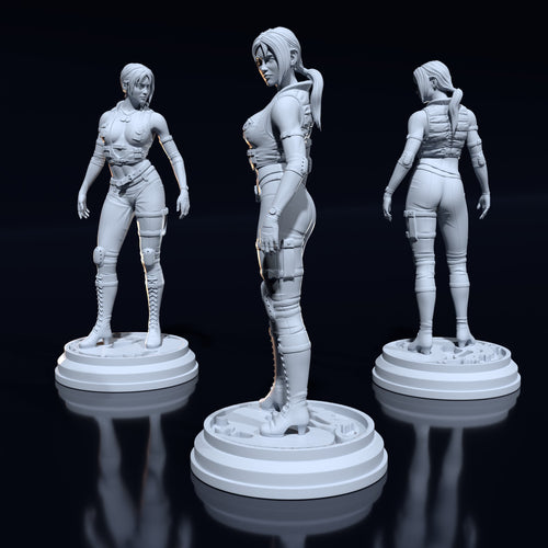 Sonya Blade (MK 9) — fighting-game — Statue by H3llcreator