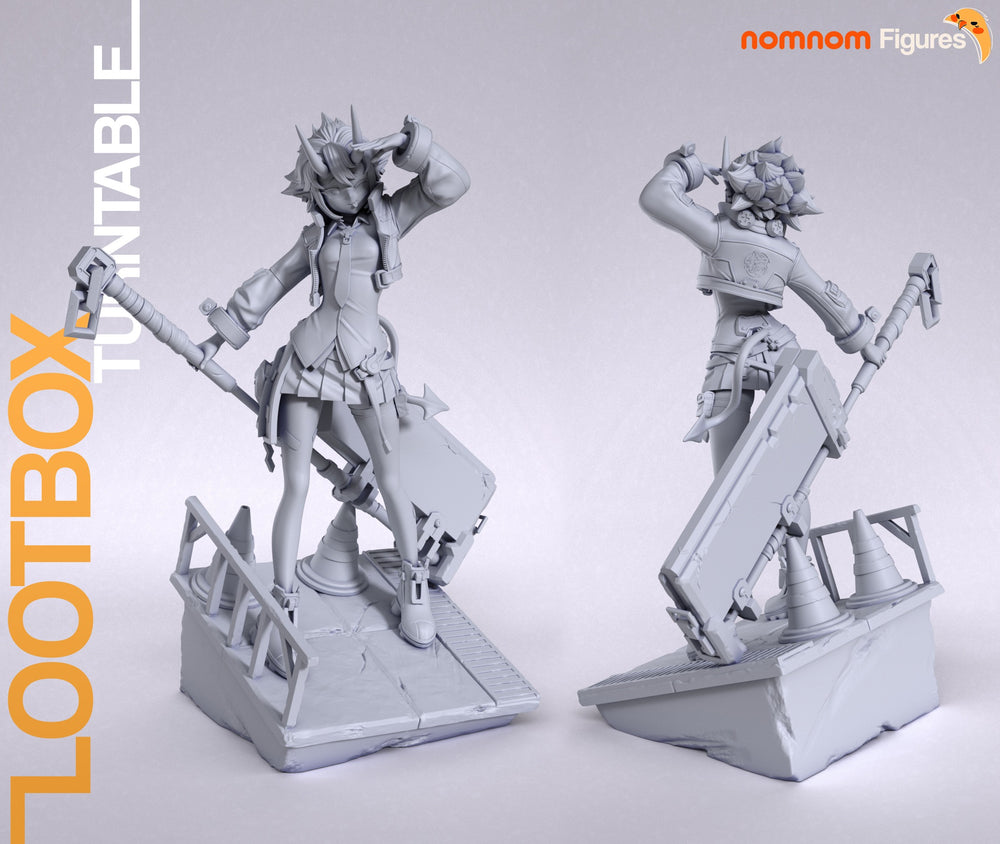Soukaku — Zenless Zone Zero — Statue by NomNom