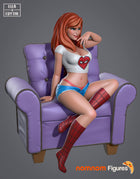 Spiderman Mary Jane and Gwen Stacy — Statue by NomNom